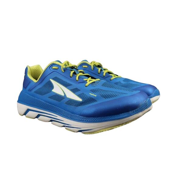 Altra Shoes Mens 11.5 Duo Athletic Road Running Comfort Zero Drop Footshape Blue